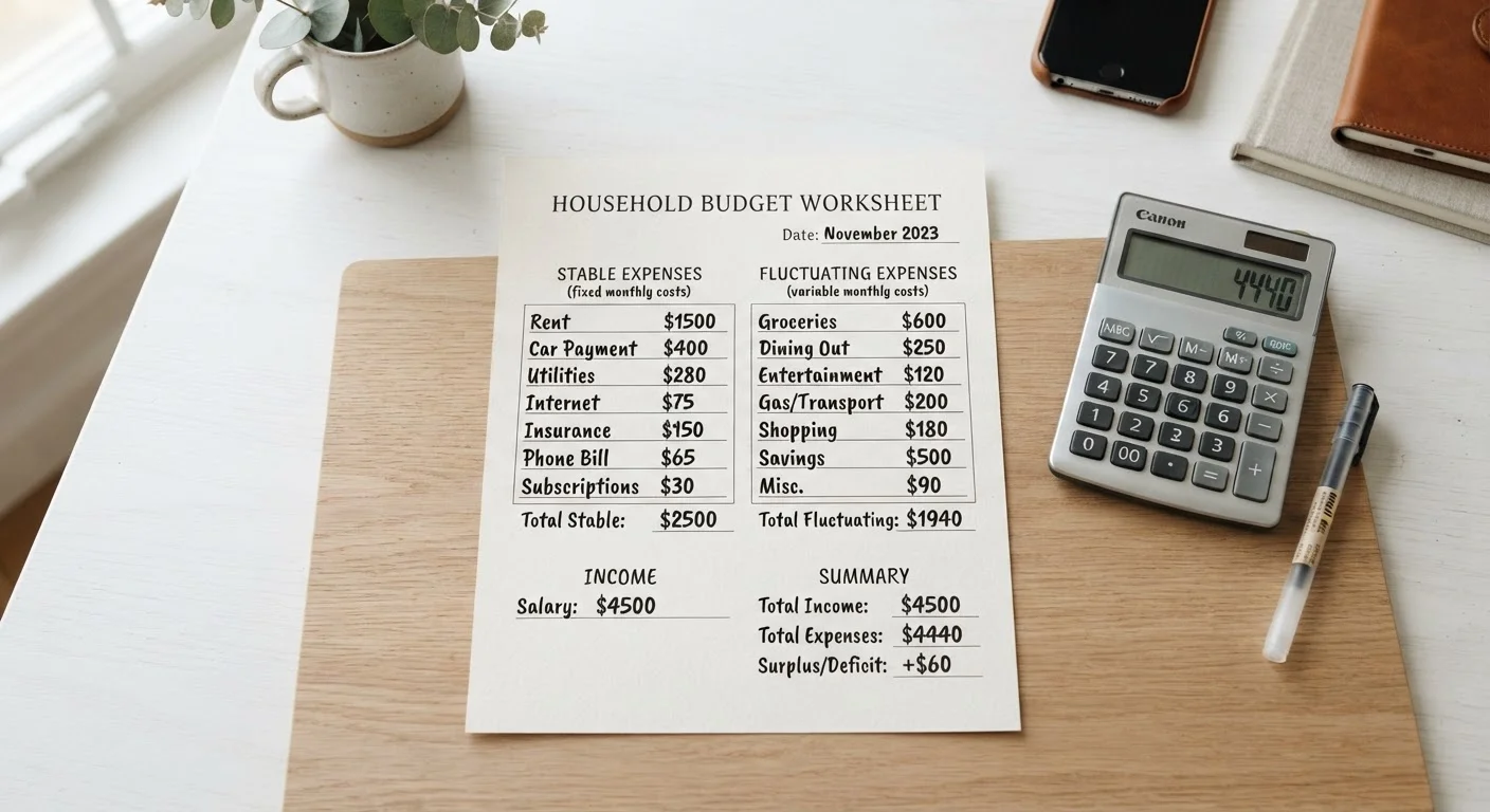 Fixed vs. Variable Expenses: Knowing the Difference Changes How You Budget
