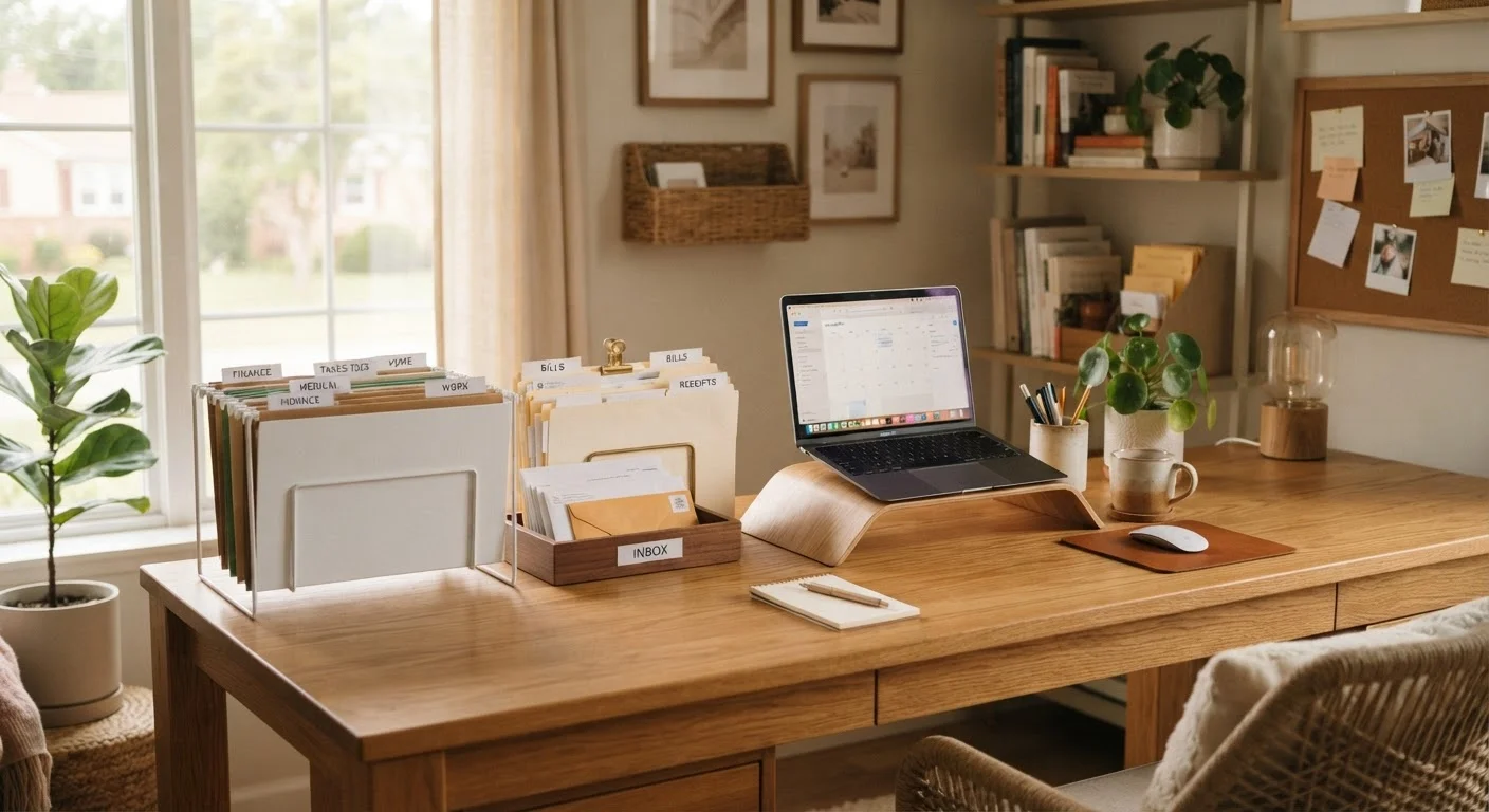 Paper Management at Home: From Mail Piles to a Workable System