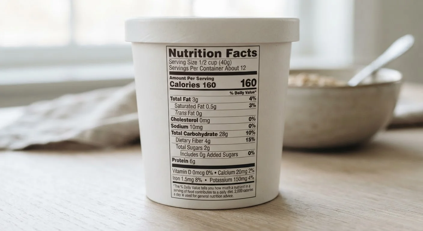 Reading a Nutrition Facts Label Without the Confusion