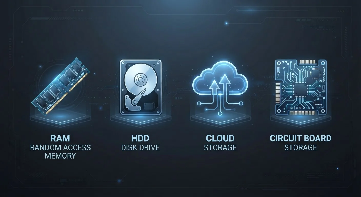 The Language of Storage: RAM, ROM, SSD, and the Cloud Compared