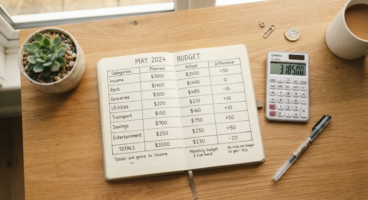 What a Monthly Budget Actually Is (and Isn't)