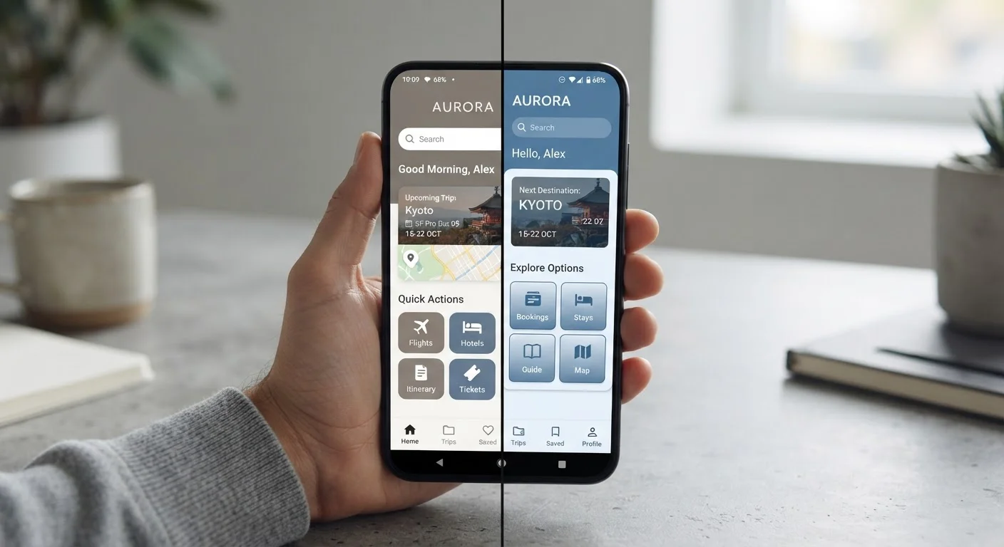Why the Same App Looks Different on iPhone and Android