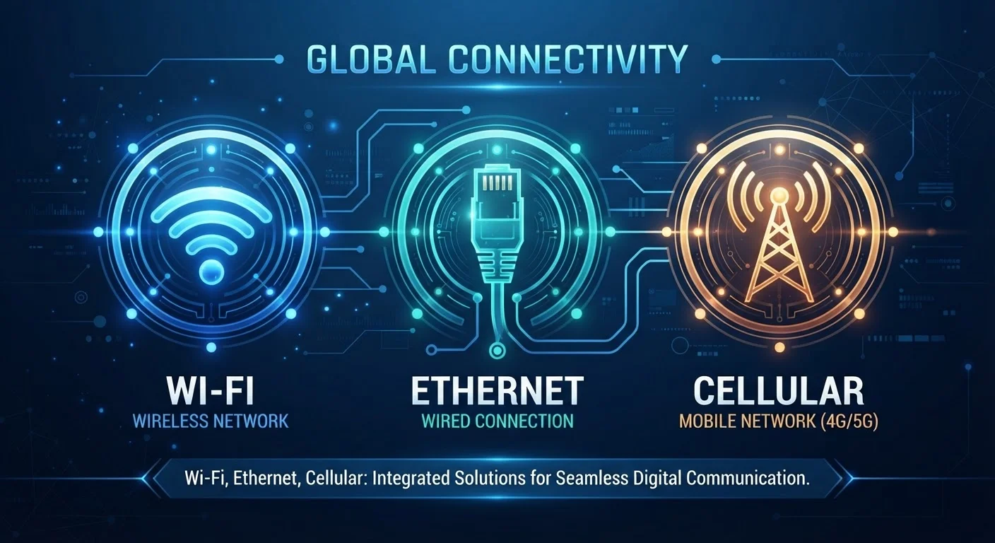 Wi-Fi, Ethernet, and Cellular: Which Connection Type Does What